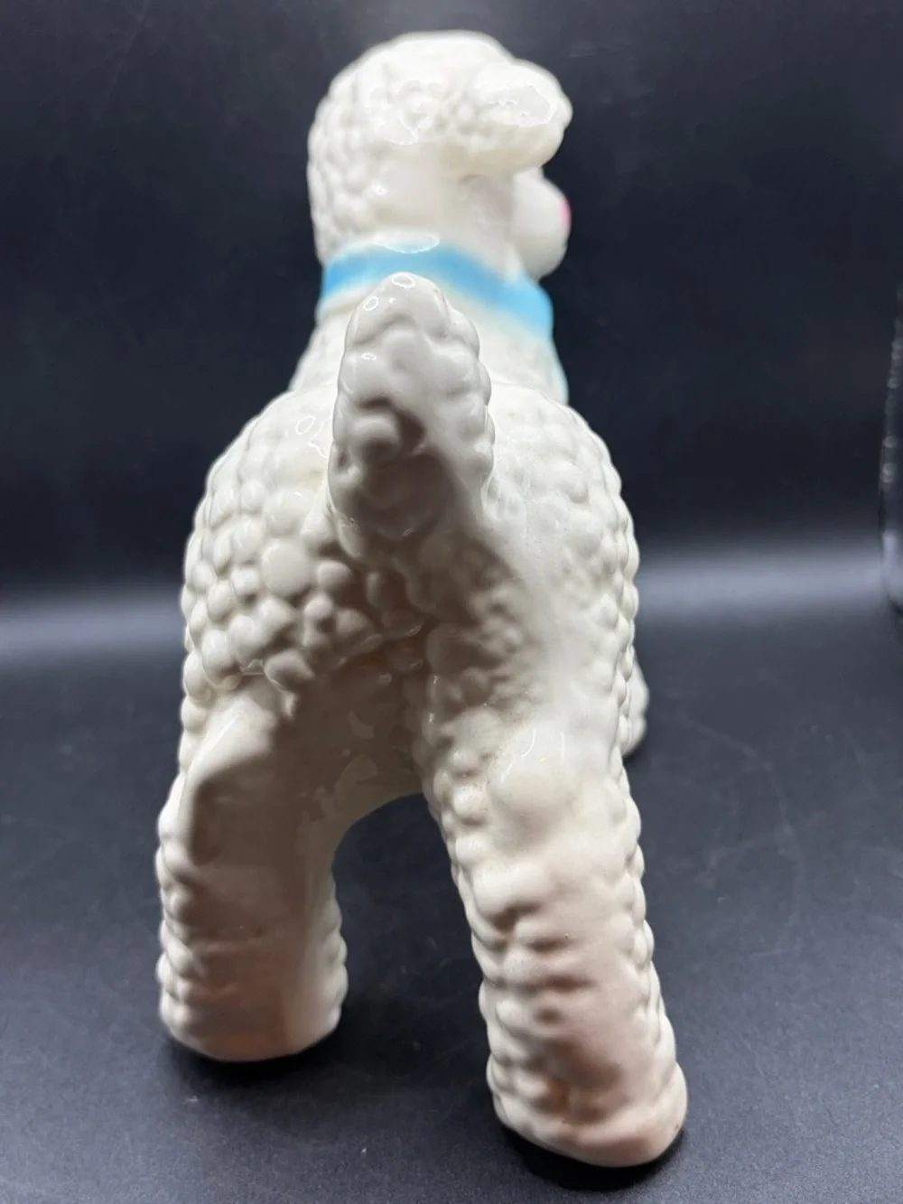 Vintage Hand Painted Kitsch Lamb Sheep Planter Vessel Vase Kawaii Coquette Decor - Picture 8 of 14